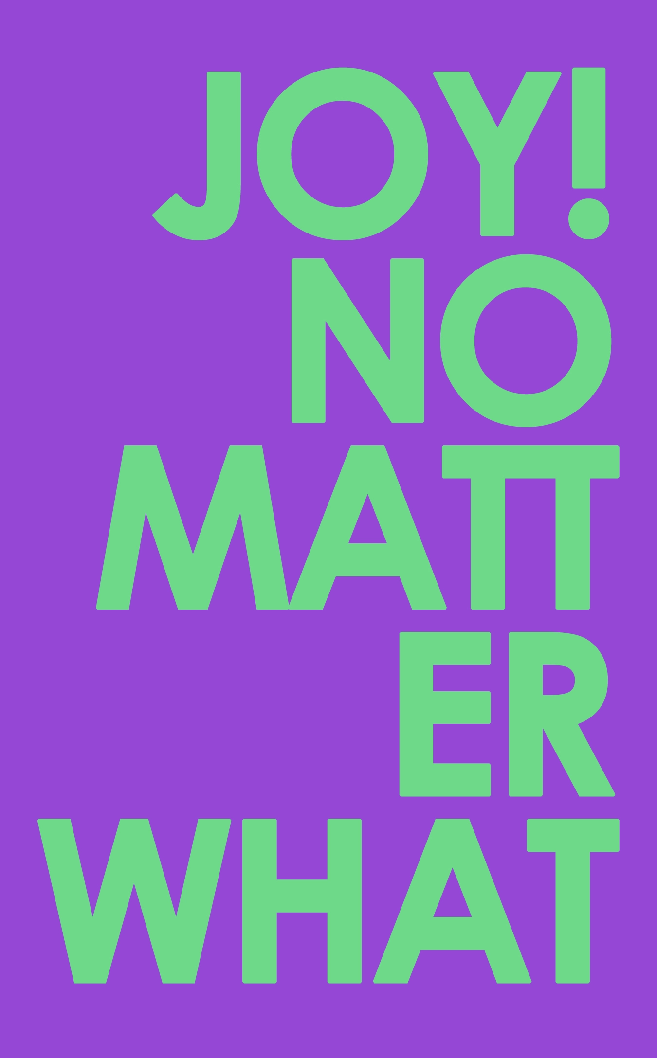 Joy No Matter What HolySmorgasBlog Cover