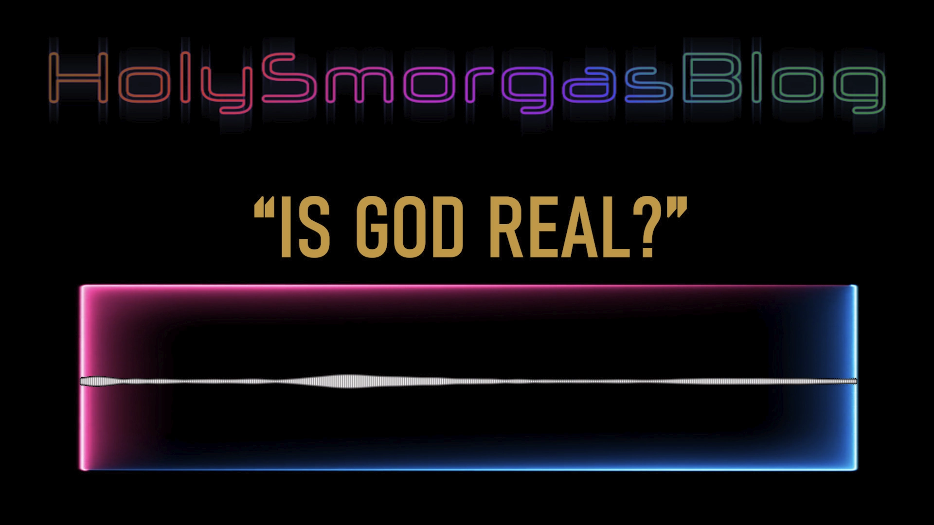 Is God Real?  (Audio)